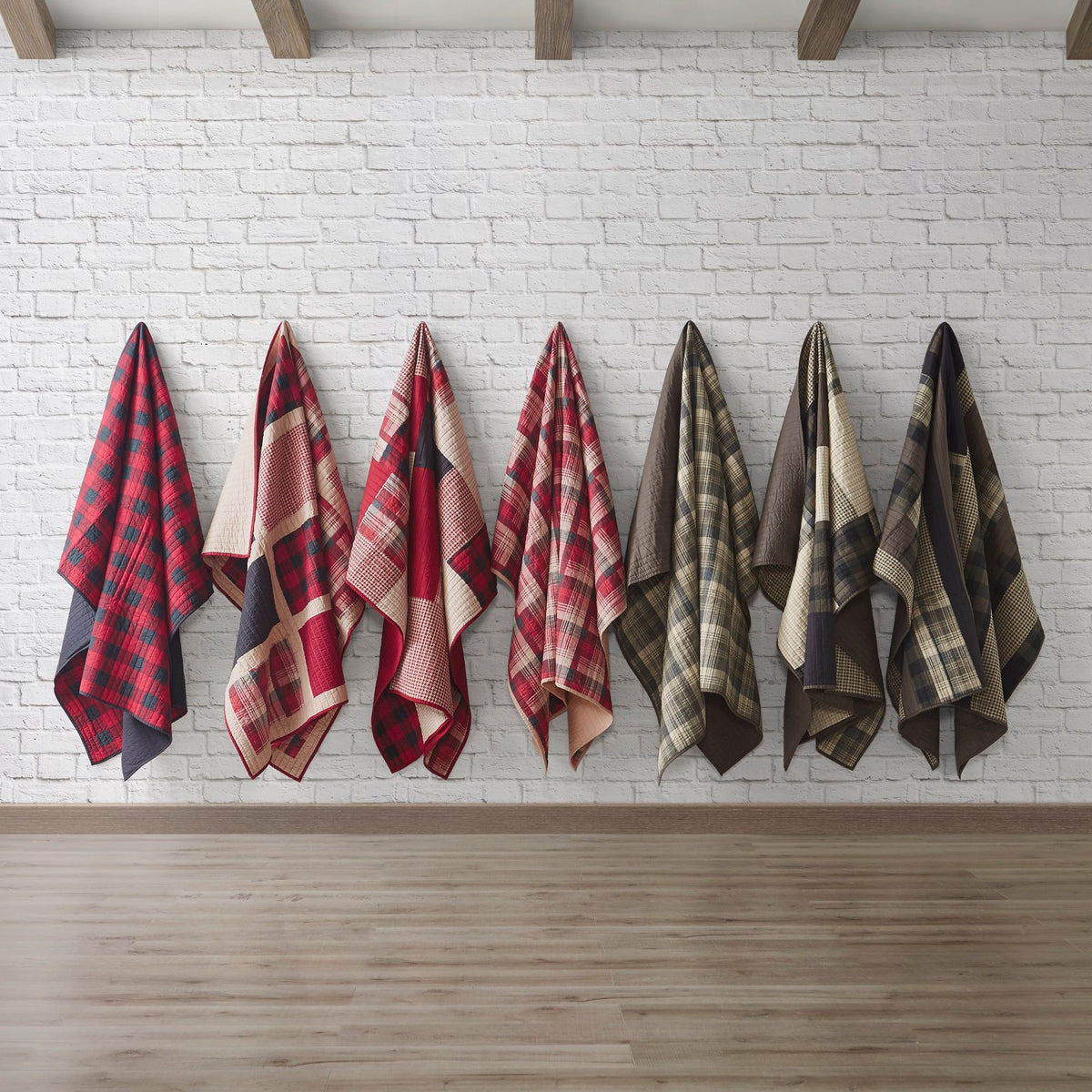 Tasha - Quilted Throw - Taupe