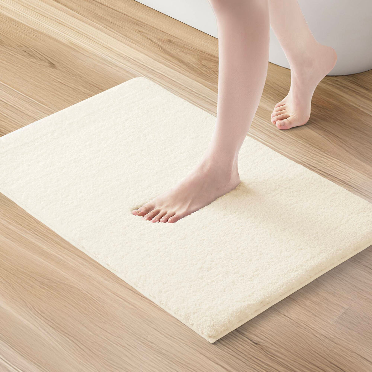 Marshmallow - 20" x 24" Bath Rug - Ivory