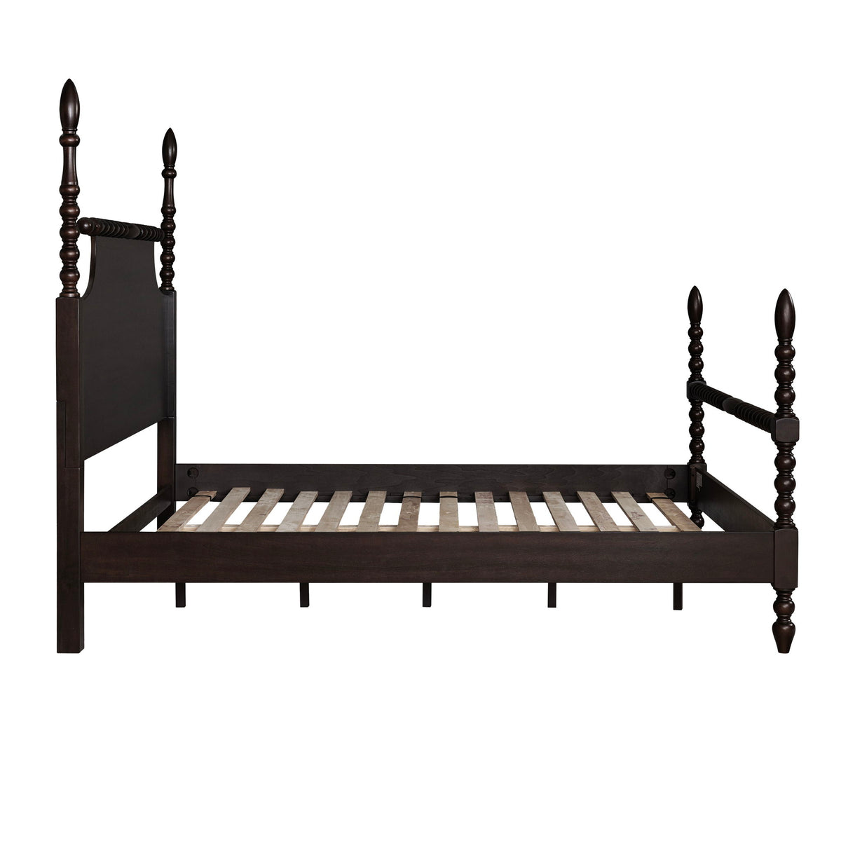 Beckett - Queen Turned Spindle Bed - Morocco Brown
