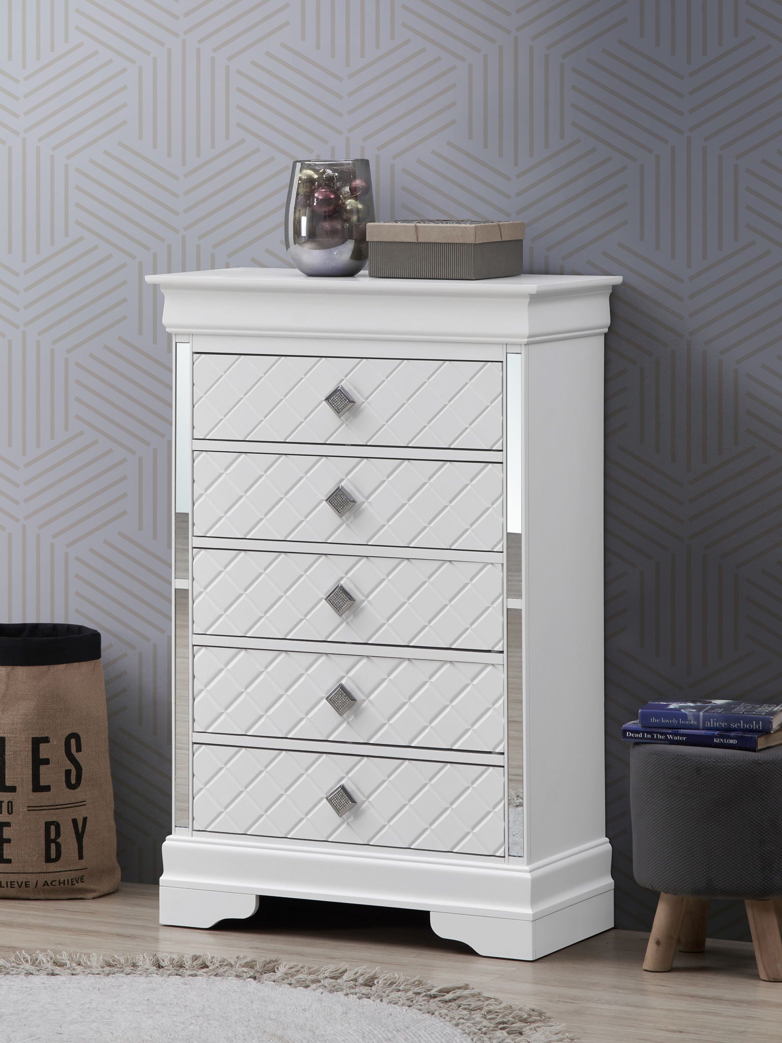 Verona - Chest - Silver Champagne