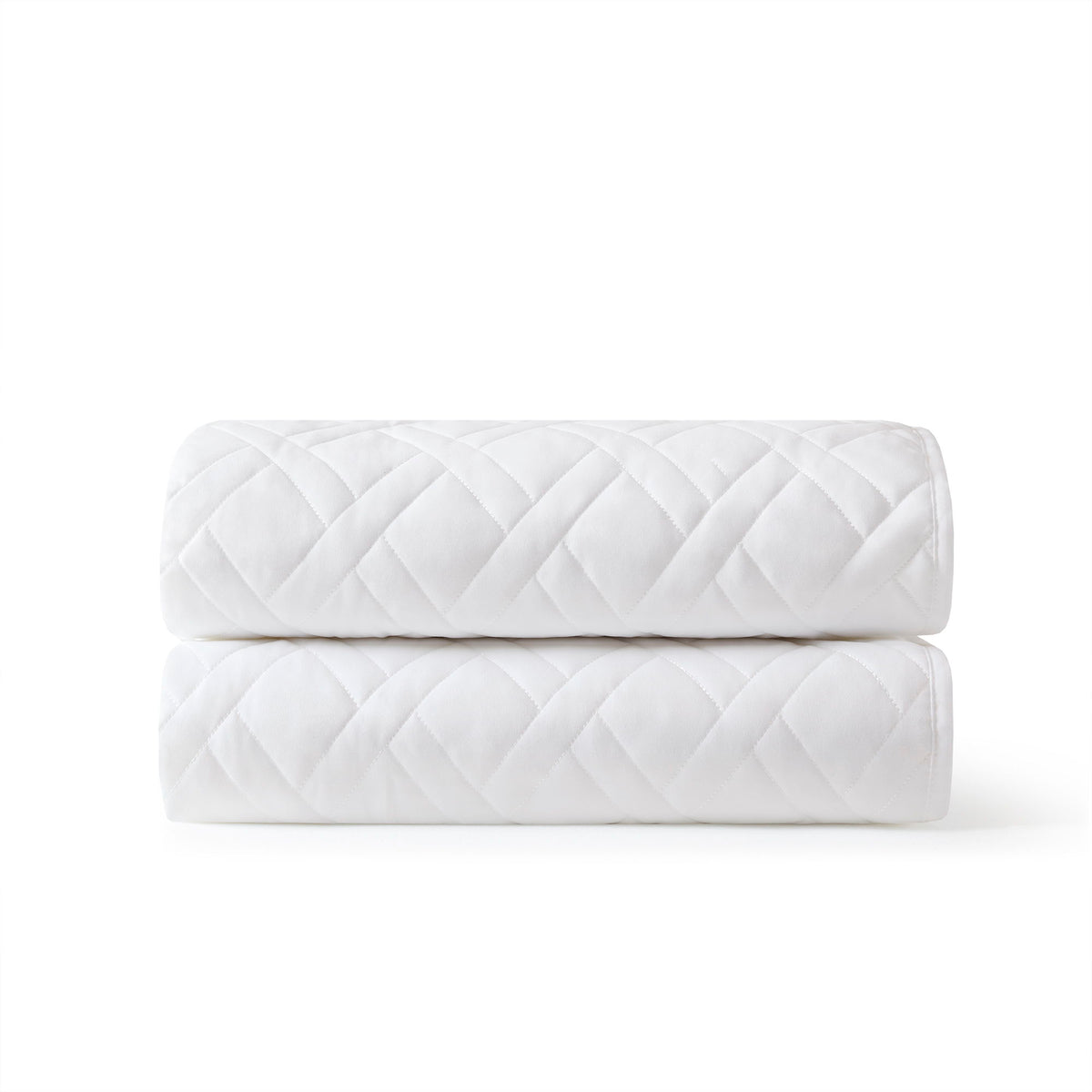 Plain Weave - Premium Coverlet - White