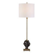 Fiori - Sculptural Buffet Lamp - Dark Bronze / Antique Brass