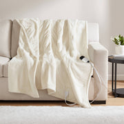 Heated Microlight to Berber - Throw - Ivory