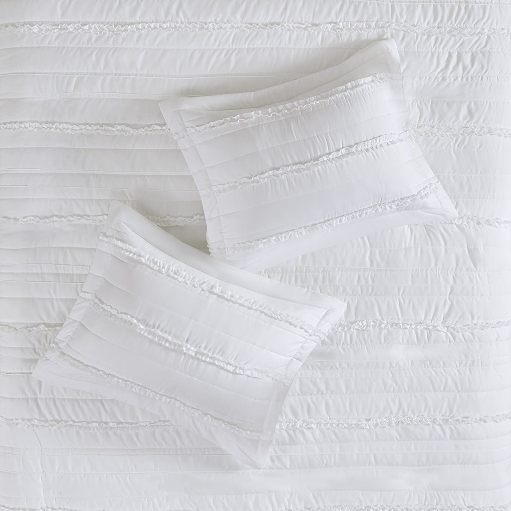 Celeste - 4 Piece 2-in-1 Duvet Set - White