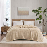 Burlington - King Berber Blanket - Tan