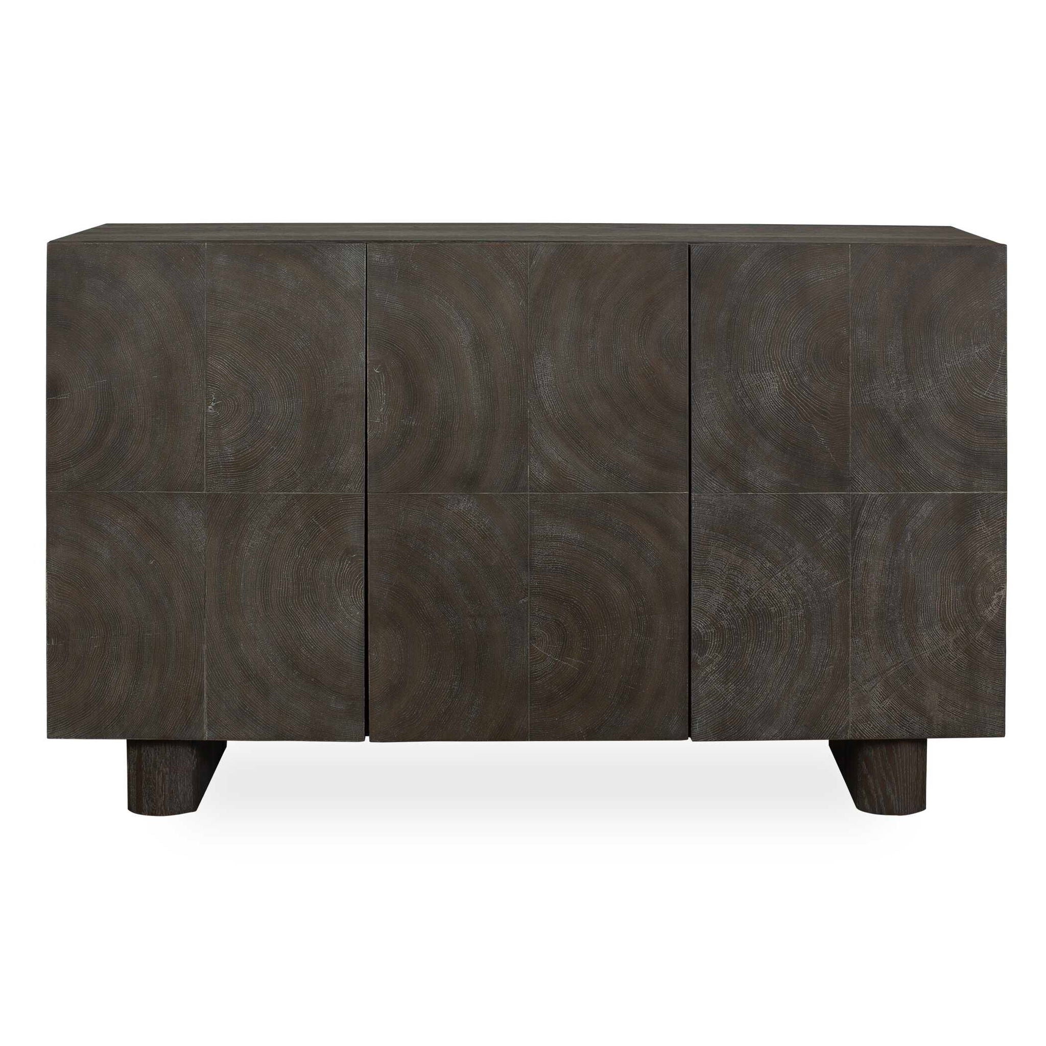 Phineas - 3 Door Modern Cabinet - Woodtone