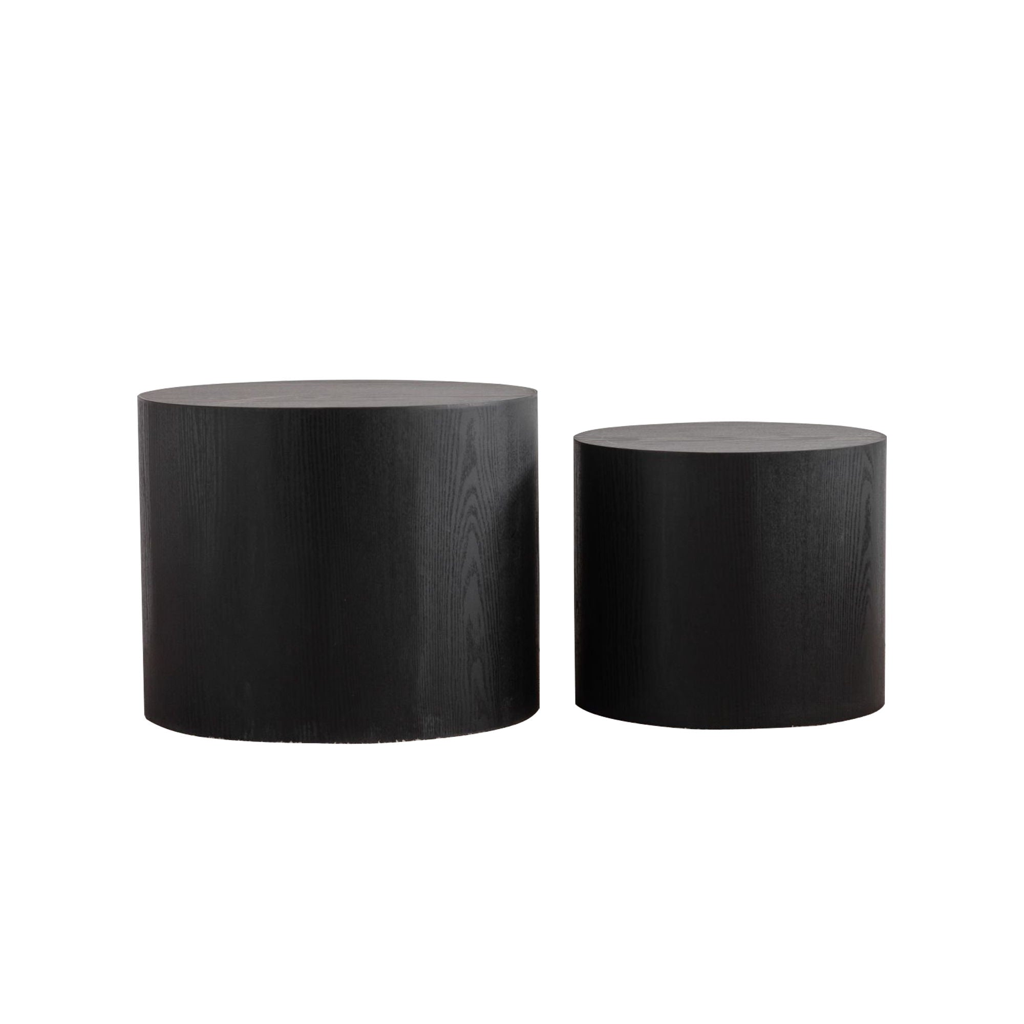 Round Nesting Coffee Table For Small Space (Set of 2)