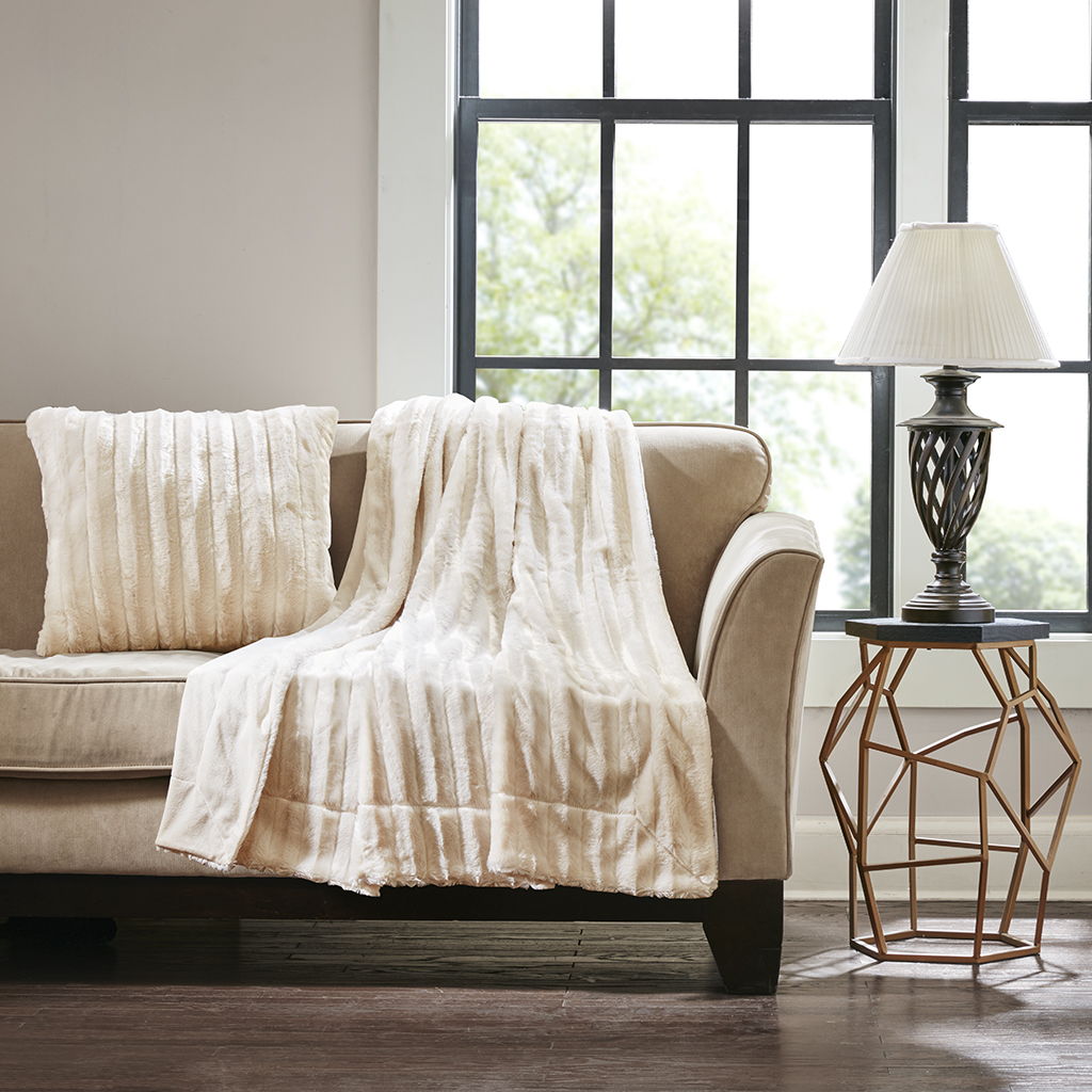 Duke - Square Pillow - Ivory