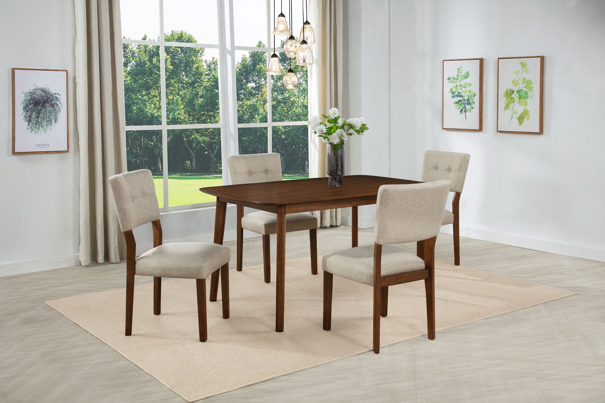 Gregory - Dining Table - Brown