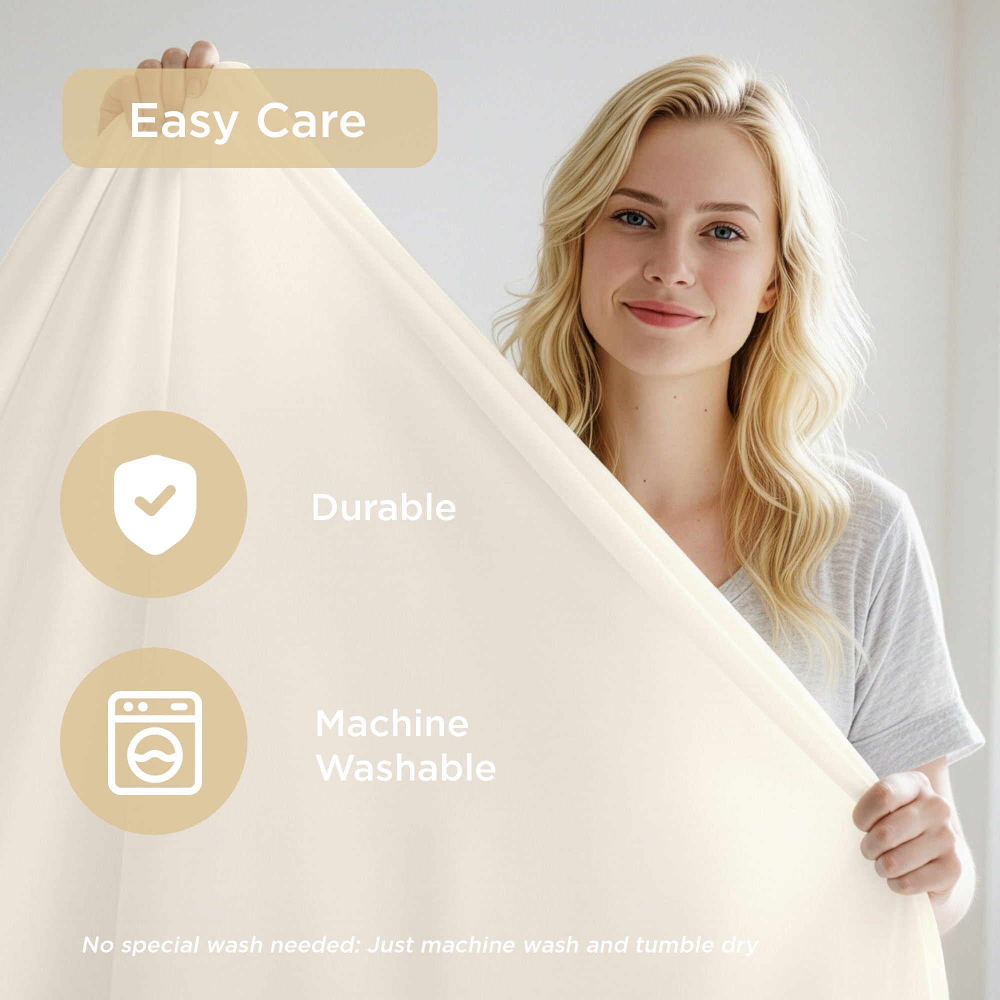 Ice Touch - Queen Sublime Serenity Luxury Sheet Set - Ivory