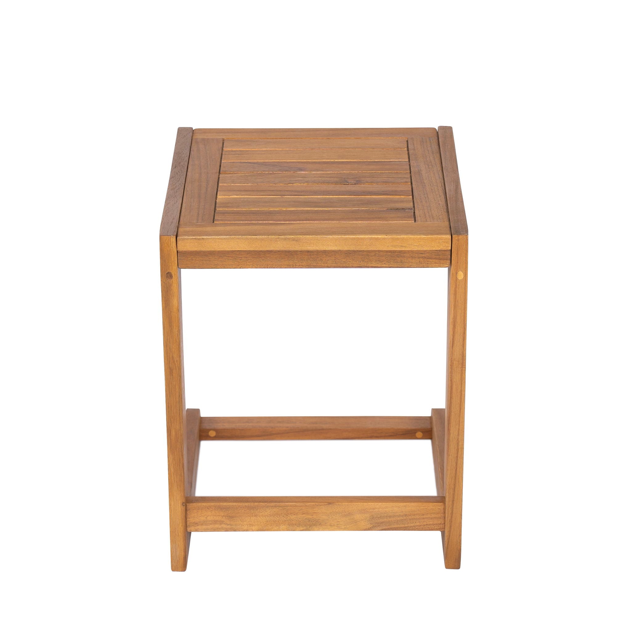 Ashwell - Acacia Wood Side Table - Teak