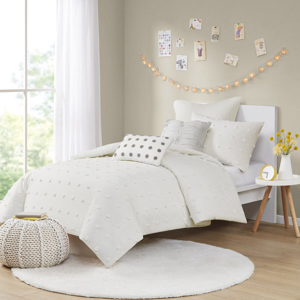 Brooklyn - Twin Duvet Cover Set - Ivory