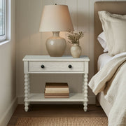 Beckett - Large Nightstand - Antique Cream