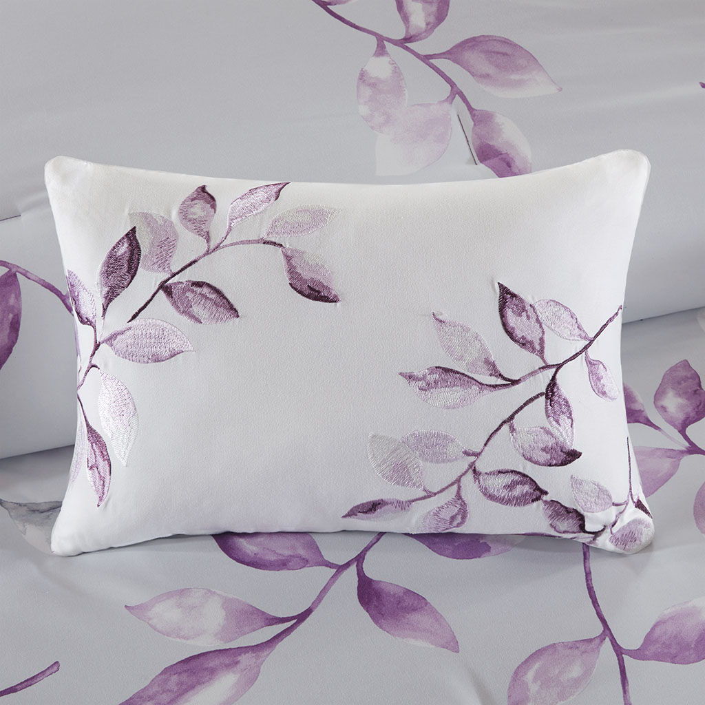 Lafael - Twin Complete Comforter And Sheet Set - Purple