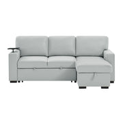 Tracey - Sofabed With Pullout - Silver