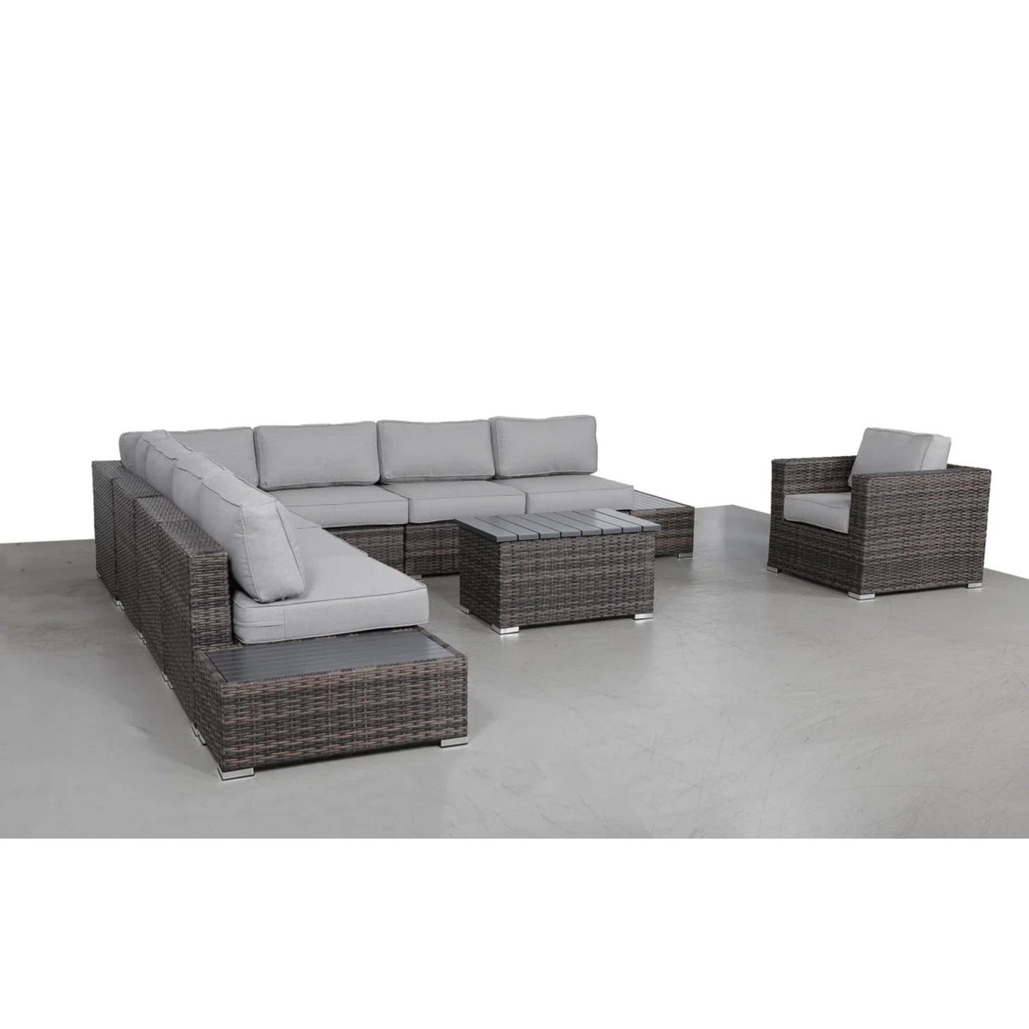 Stylish Entertainment Sectional Set, Outdoor Living