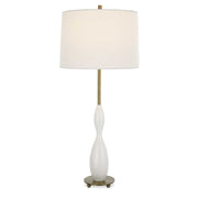 Annora - Glossy Table Lamp - White