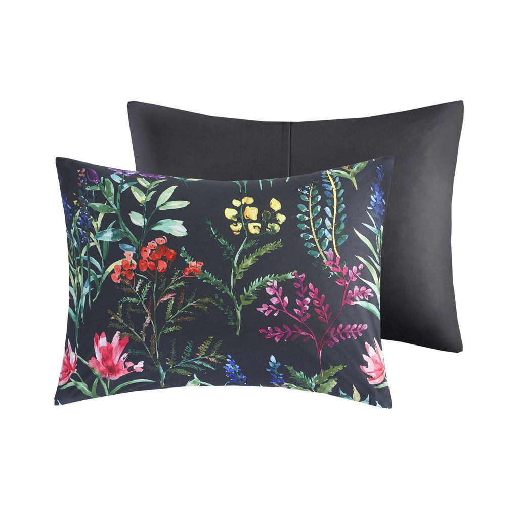 Tasha - 5 Piece Comforter Set - Black
