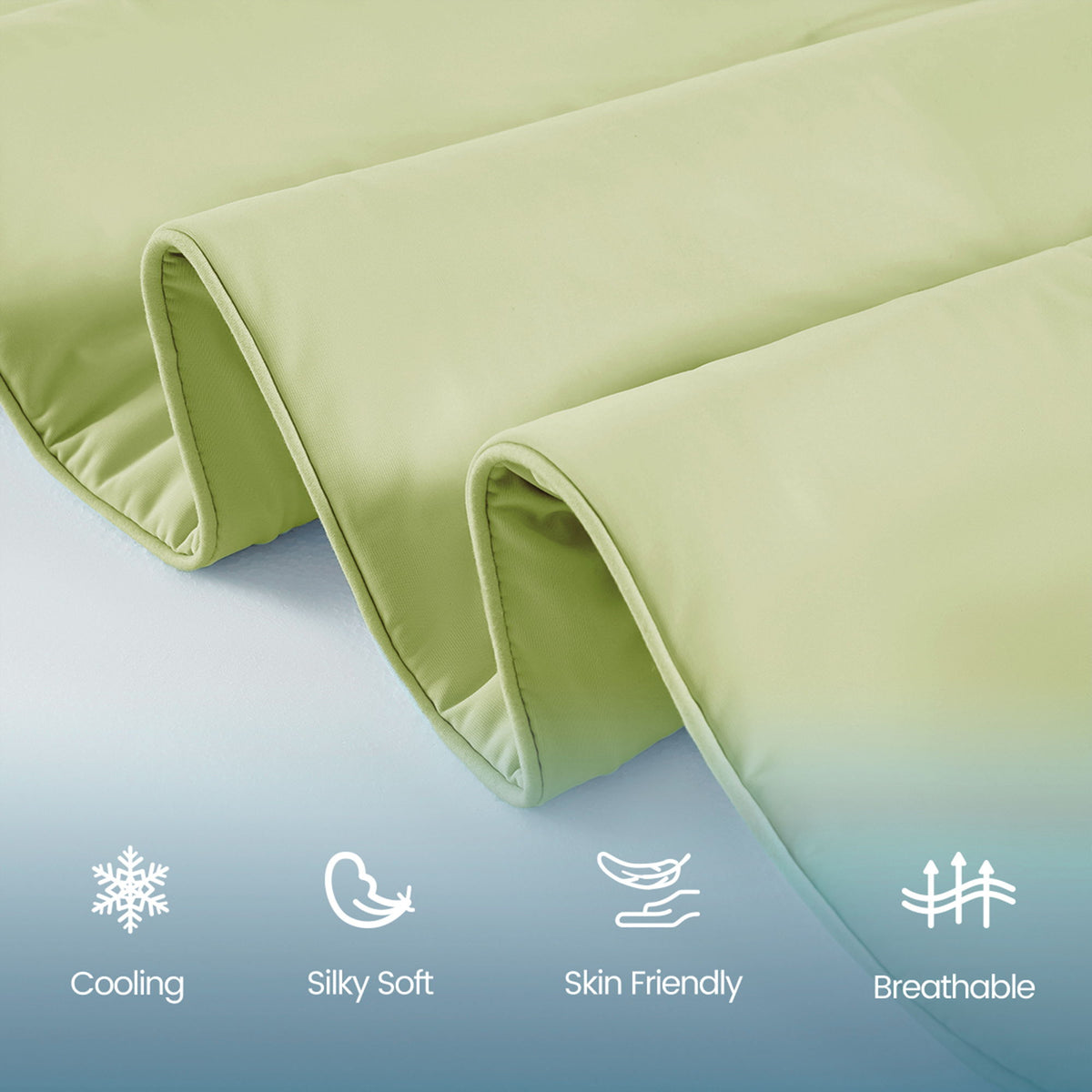 Ice Touch - Sublime Serenity Luxury Comforter Fabric - Sage