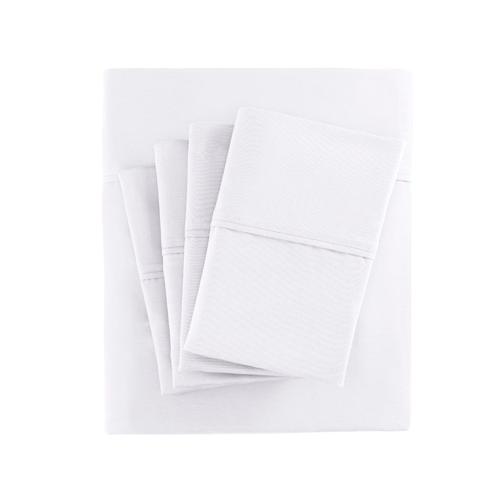 800 Thread Count - Queen Sheet Set - White
