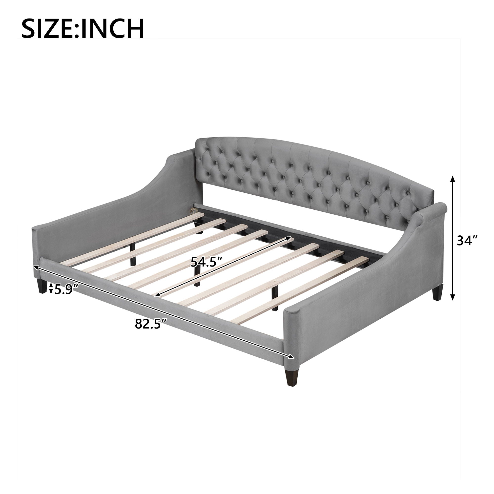 Modern Tufted Button Daybed