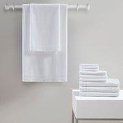 Big Bundle - Quick Dry 12 Piece Bath Towel Set - White