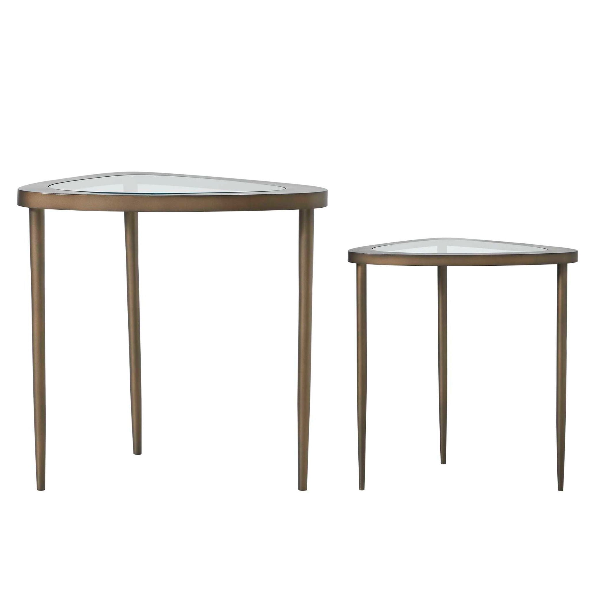 Millar - Curved Nesting Tables (Set of 2) - Bronze