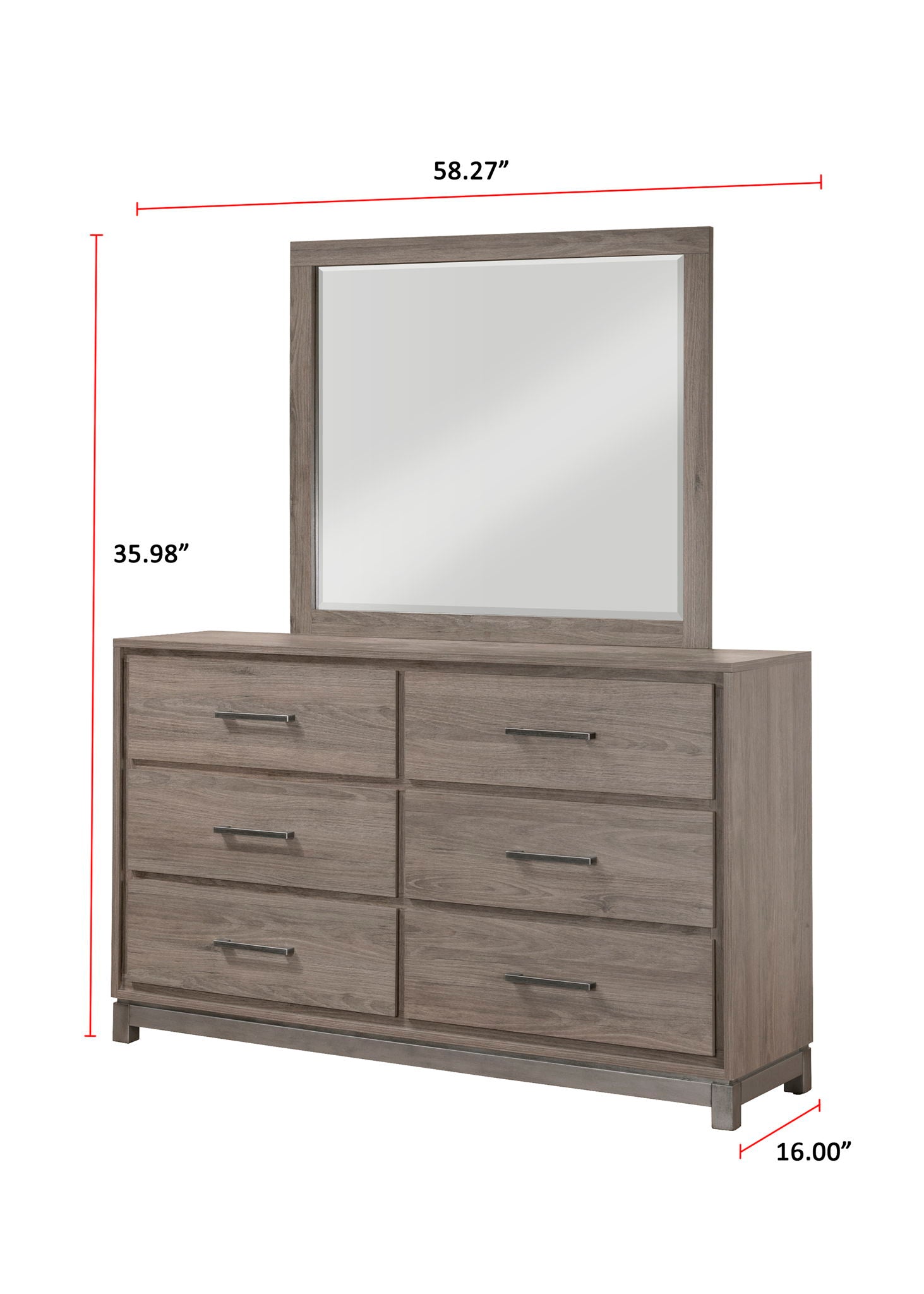 River - Dresser - Light Brown