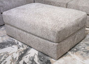 Nexora-Court - Oversized Accent Ottoman - Burlap