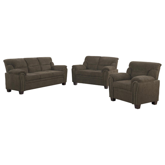 Jallieu - 3 Piece Living Room Set - Brown