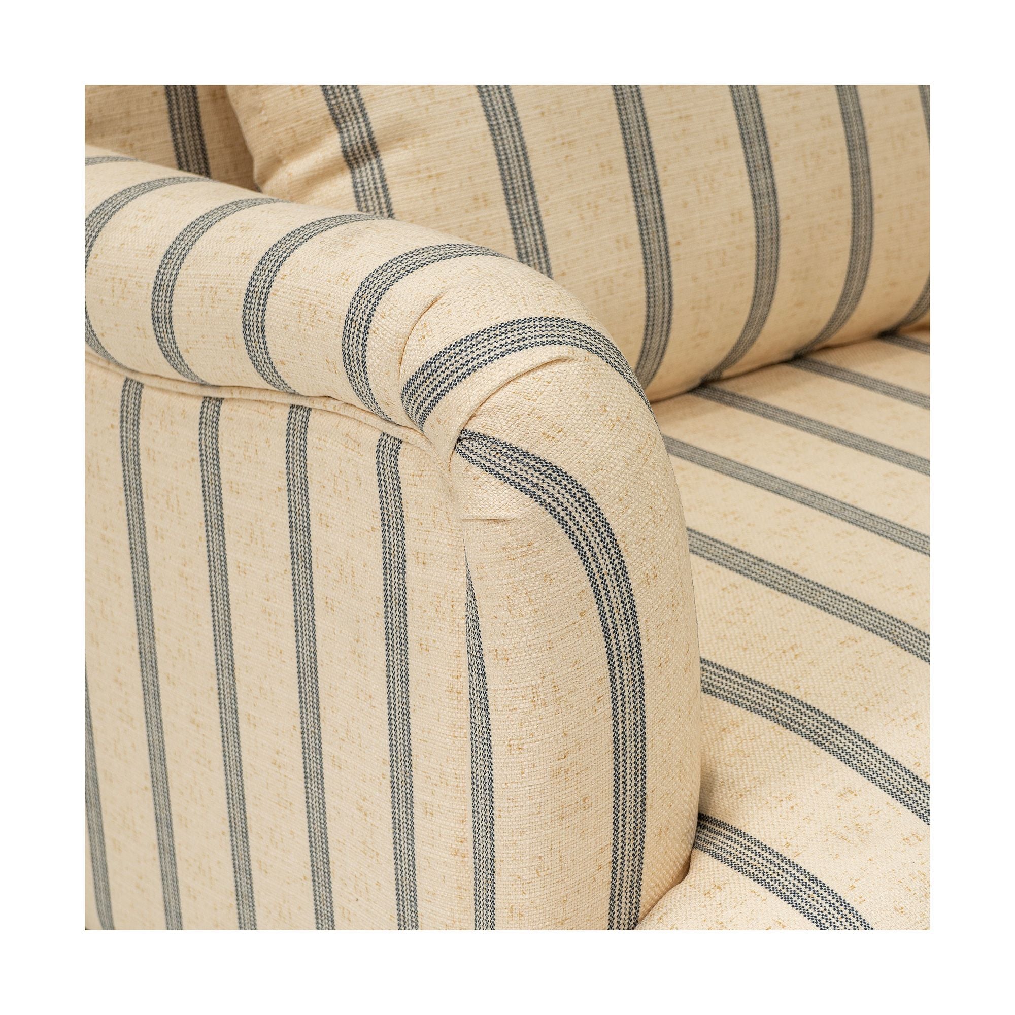 Amanda - Accent Chair - Linen / Blue