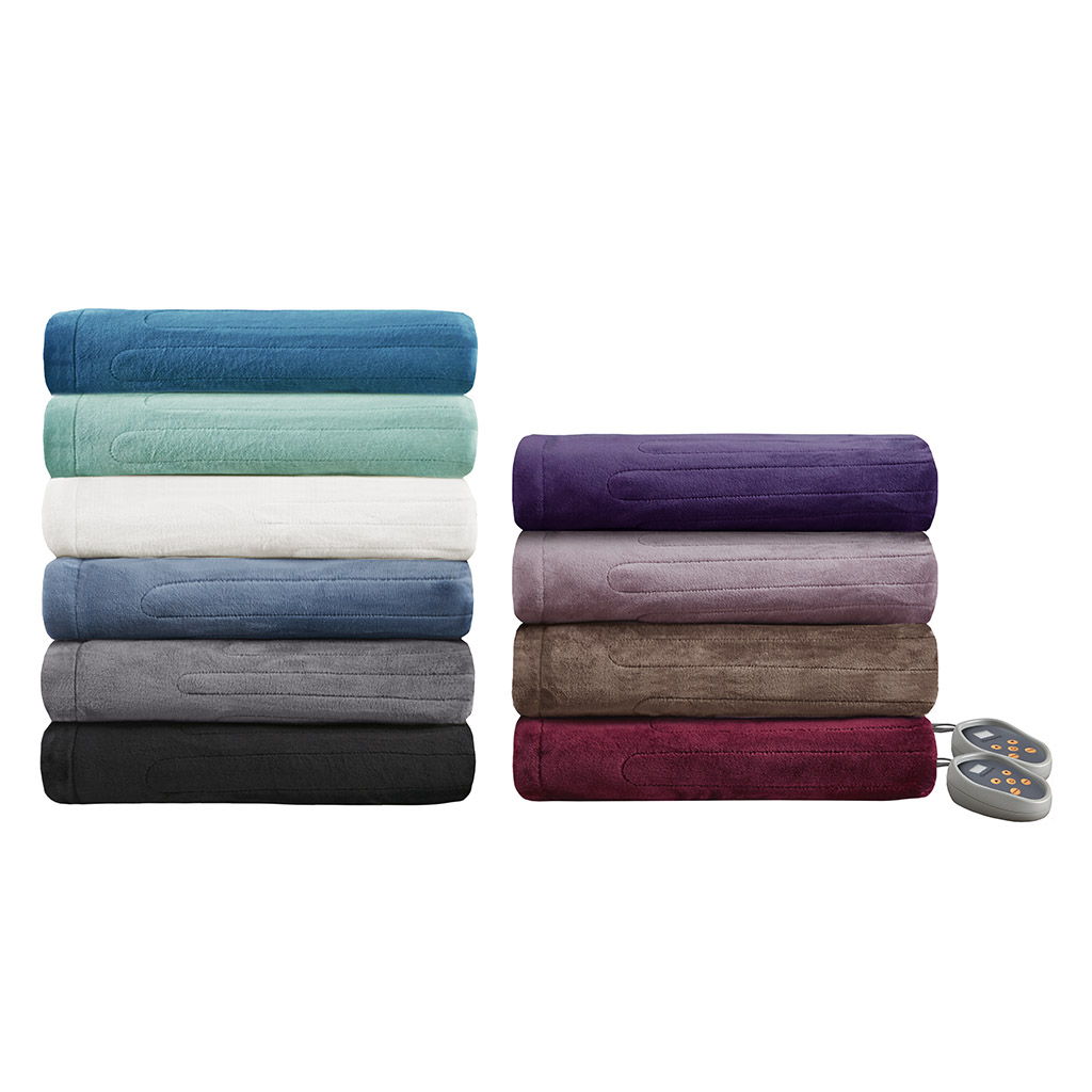 Heated Plush - Blanket - Mink