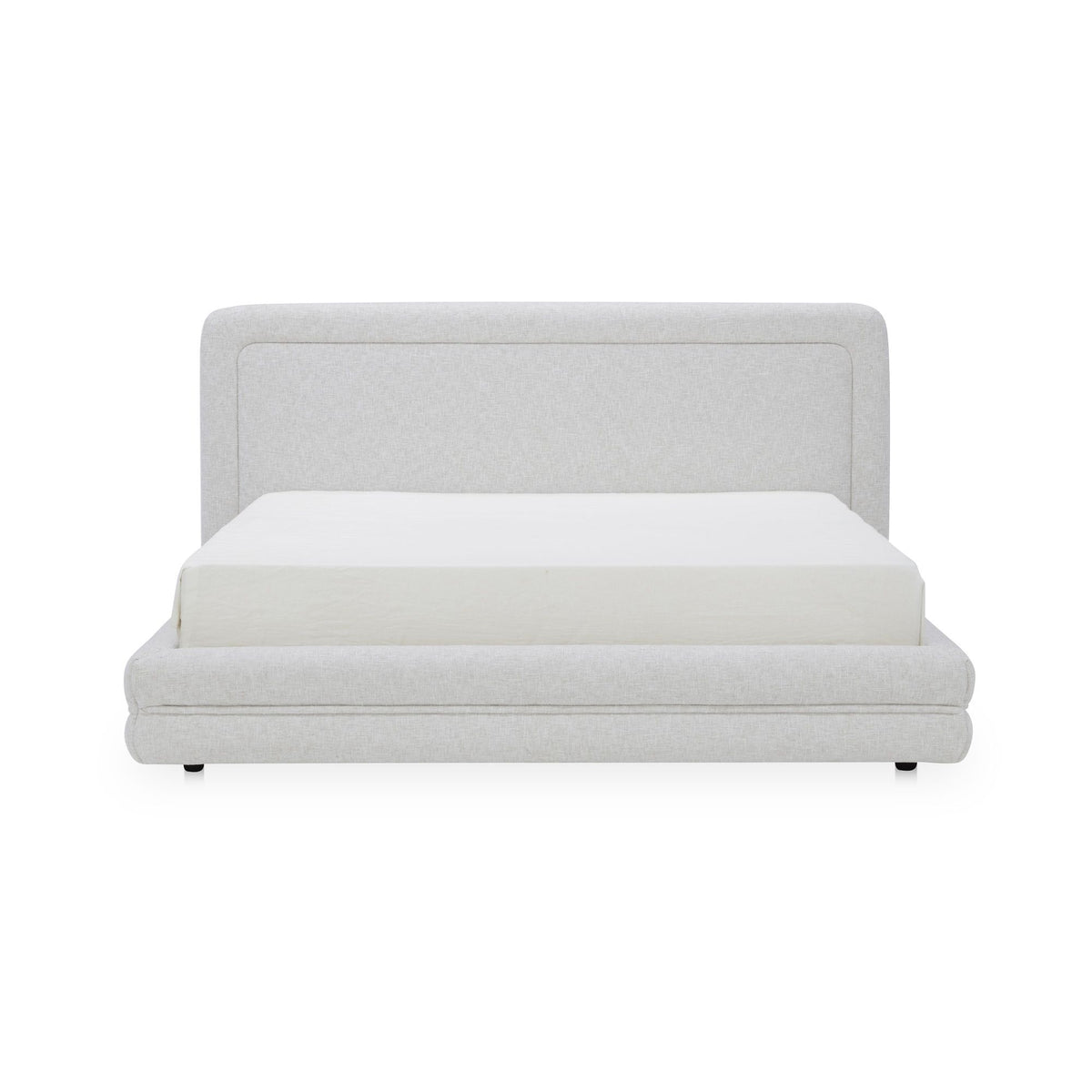 Tory - King Bed Pebble - Pebble