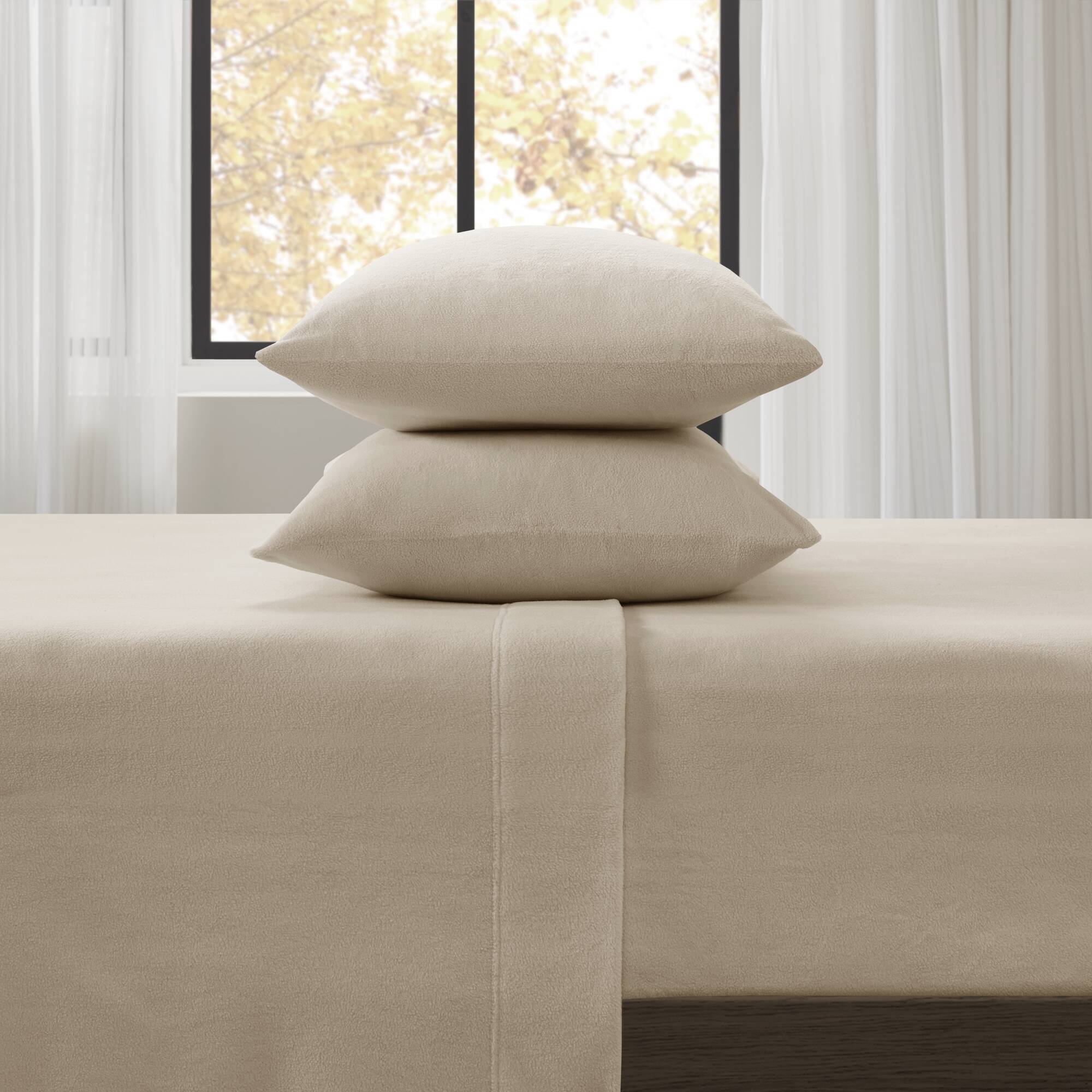 Micro Fleece - King Sheet Set - Khaki