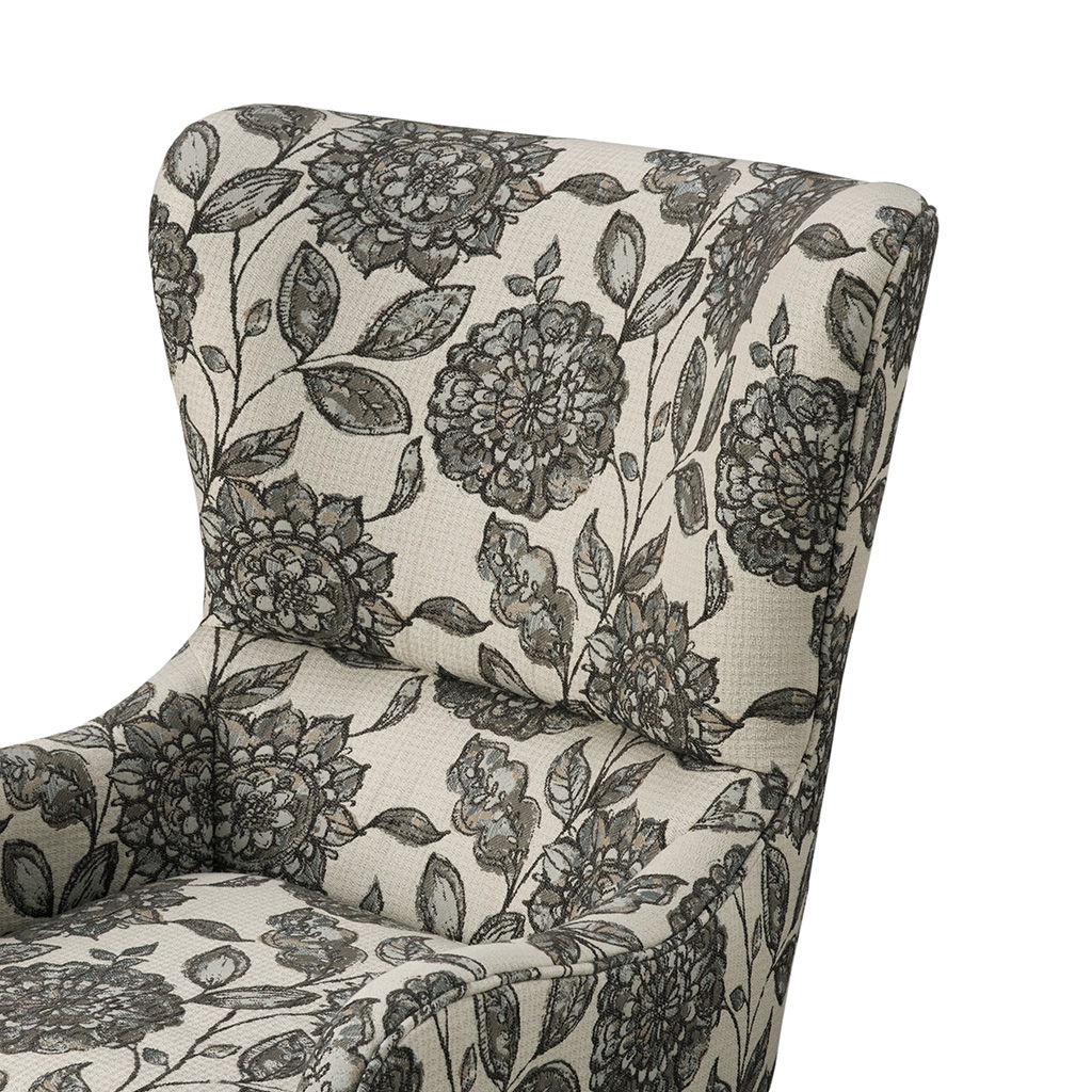 Arianna - Swoop Wing Chair - Multi