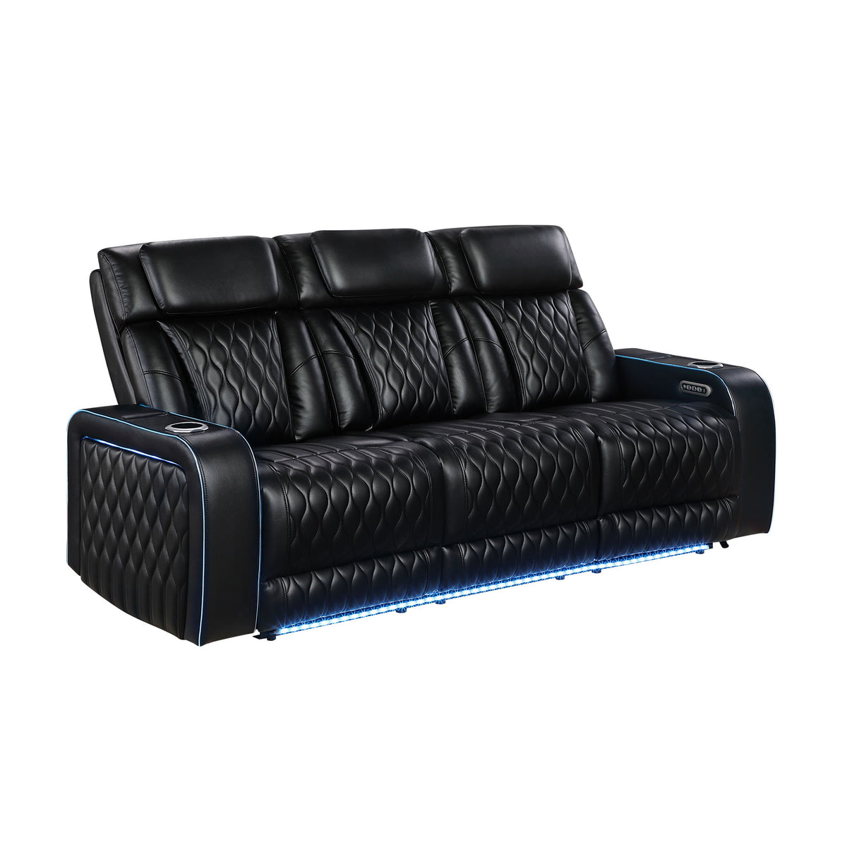 Electra - Power Reclining Set With Power Headrests, Massage And LED Lighting
