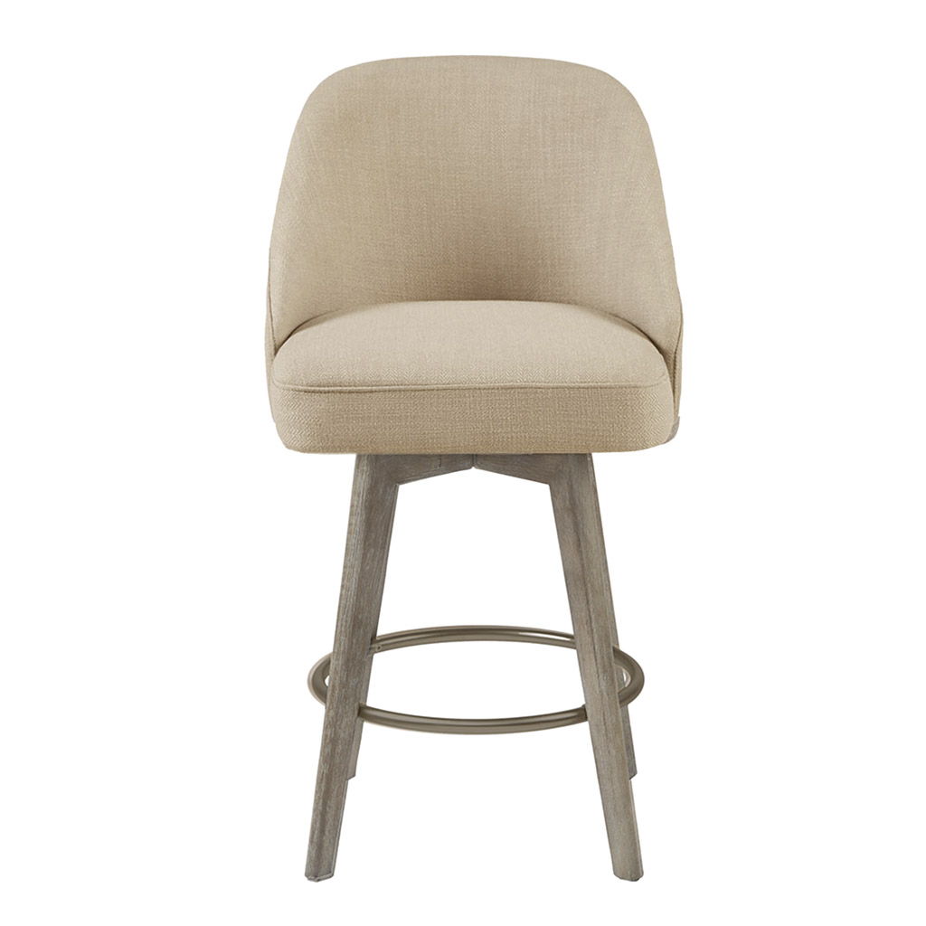 Pearce - Counter Stool With Swivel Seat - Sand