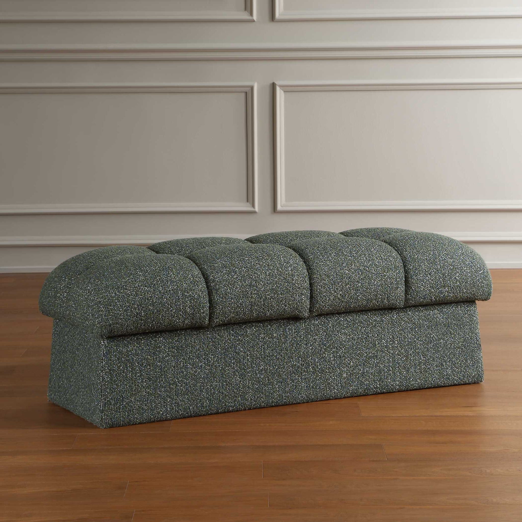 Harlem - Bench - Moss Green / Lake Blue