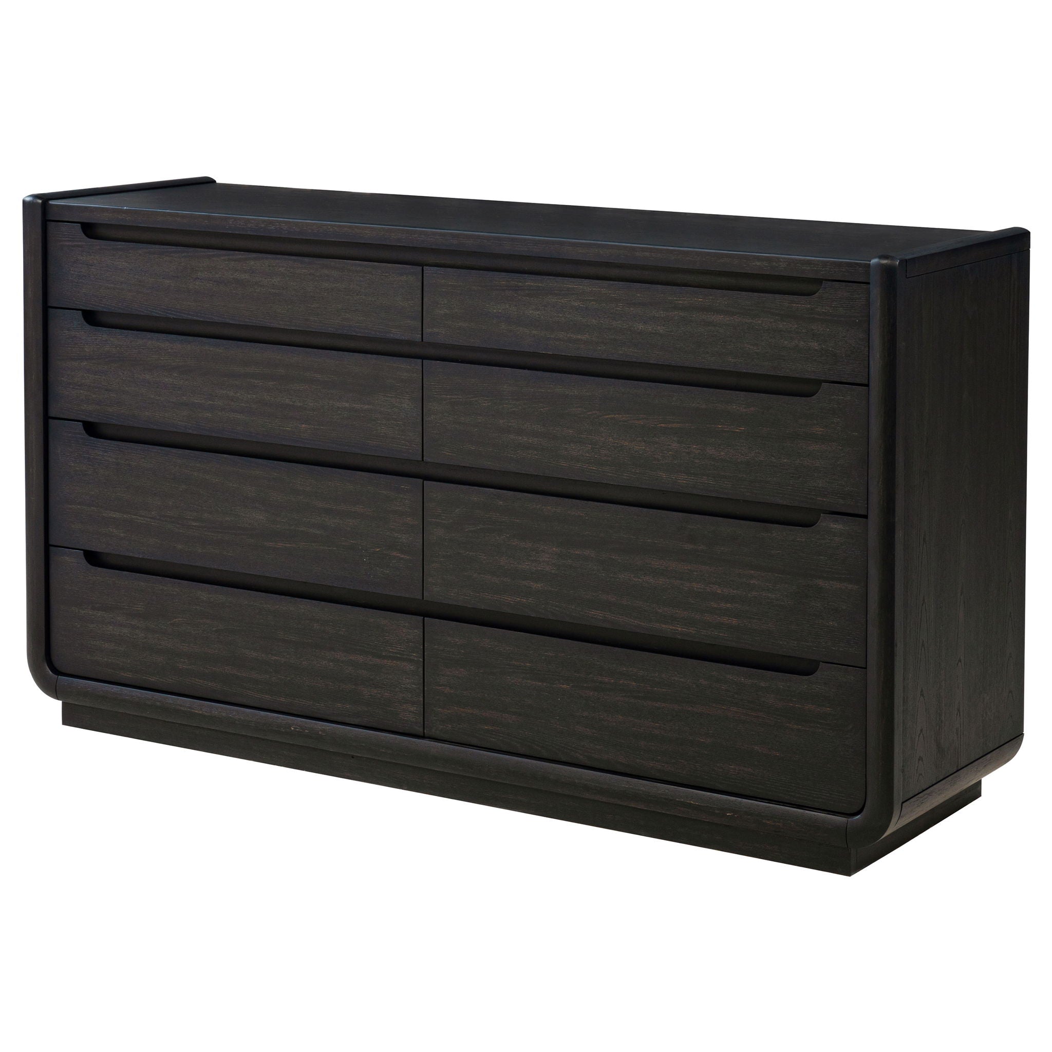 Bangor - 8 Drawer Bedroom Dresser Cabinet - Black