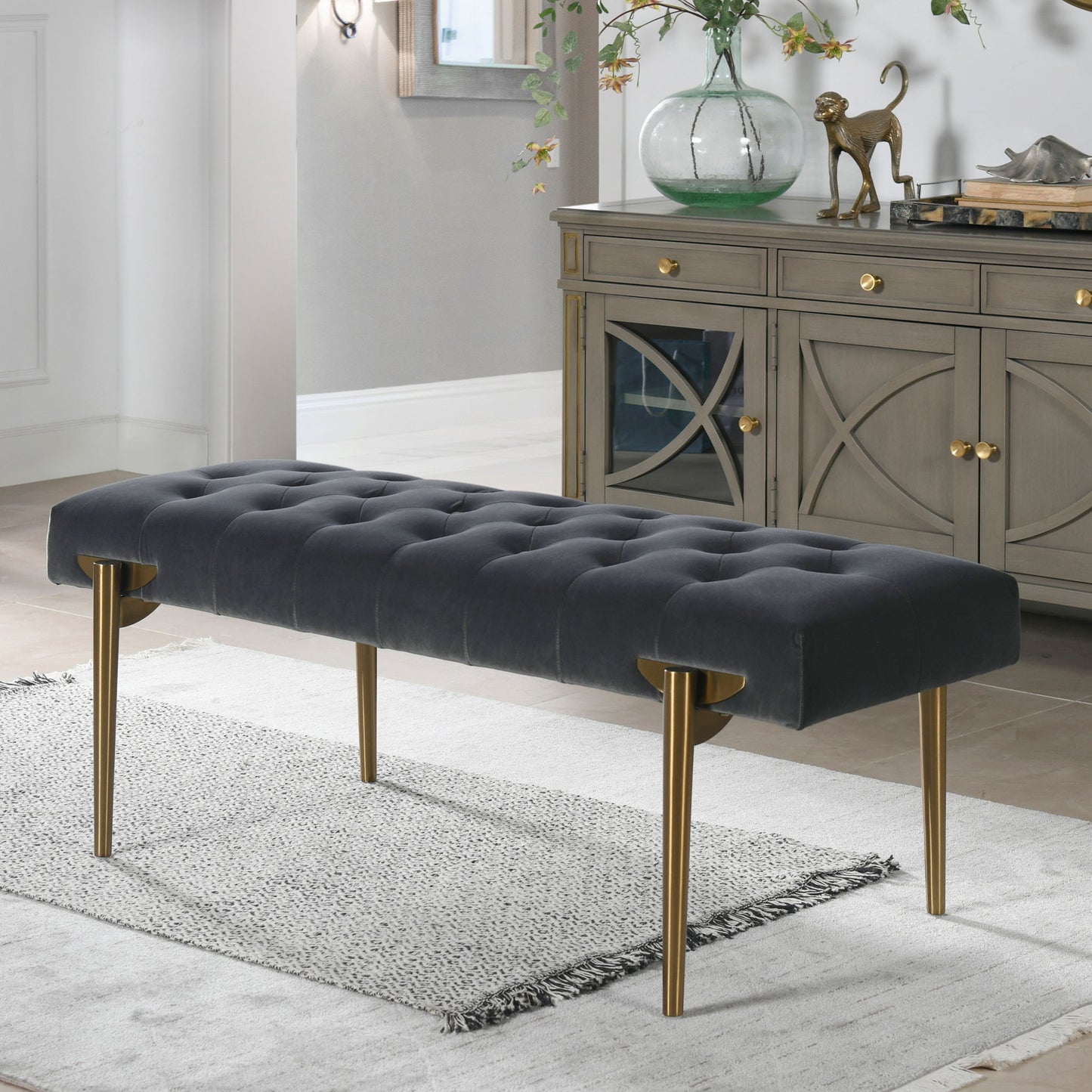 Aria - Upholstered Accent Bench