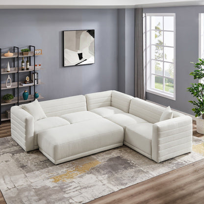 Solo - Corner Sectional Sofa With Ottoman