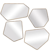 Linneah - Modern Mirrors (Set of 4) - Gold