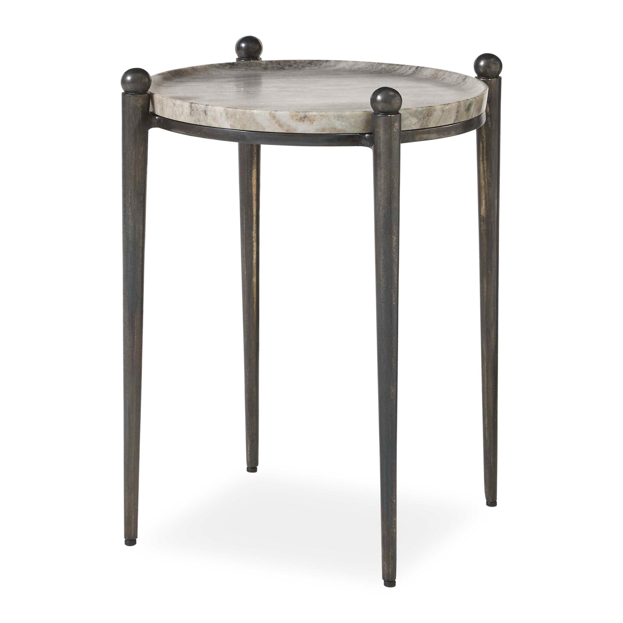 Nahunta - Accent Table - Dark Bronze / Gray