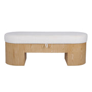 Poppi - Performance Fabric Storage Bench - Cream