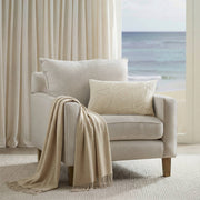 Lily Starfish - Cotton Pillow Cover - Linen
