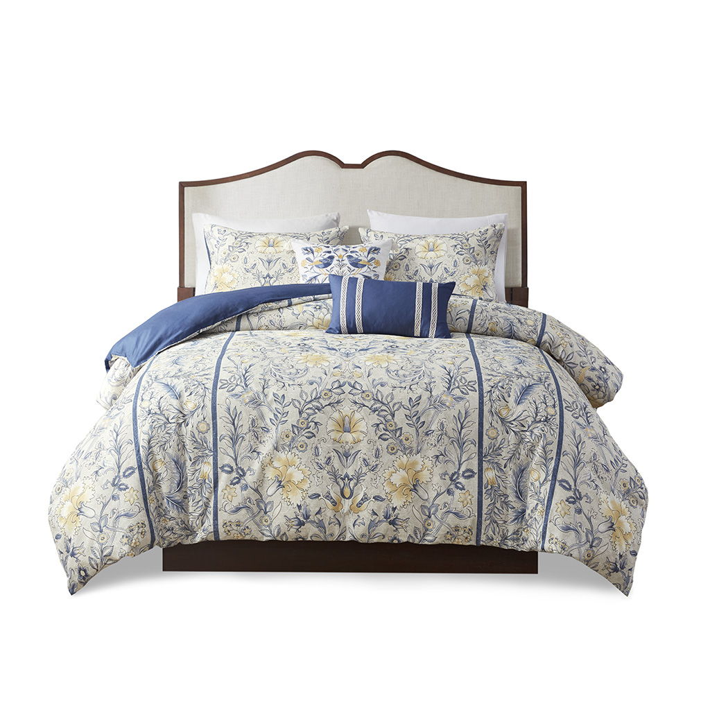 Livia - King 5 Piece Duvet Cover Set - Multi