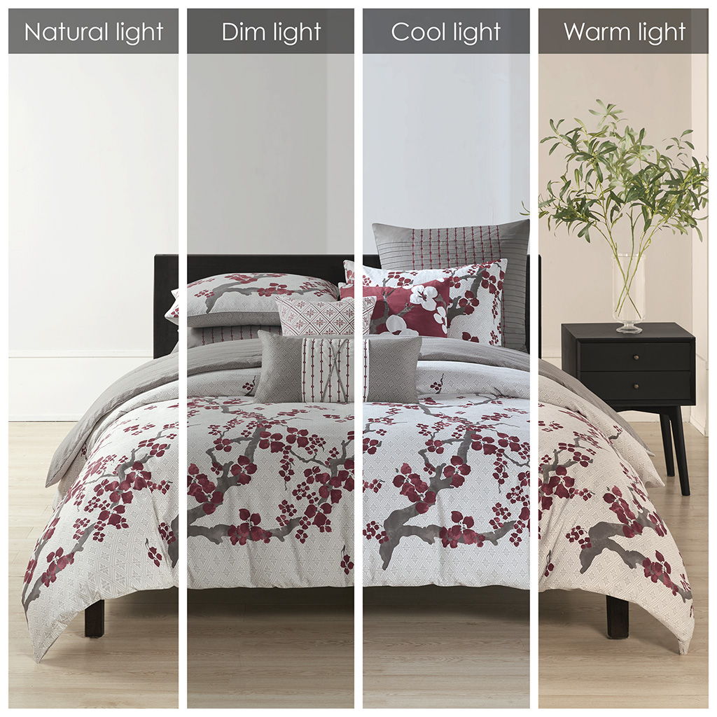 Cherry Blossom - King Duvet Cover Mini Set - Multi
