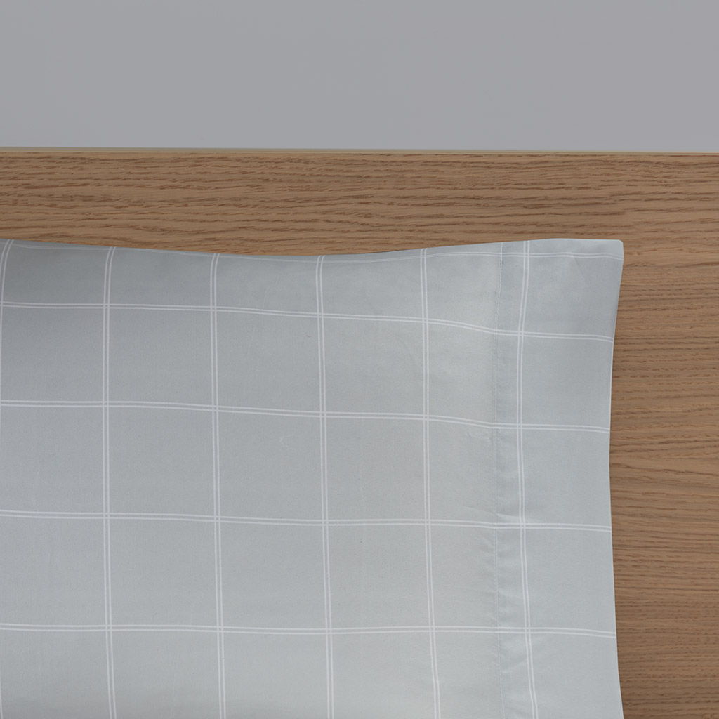 Marsden - Complete Bed Set Including Sheets - Blue / Gray
