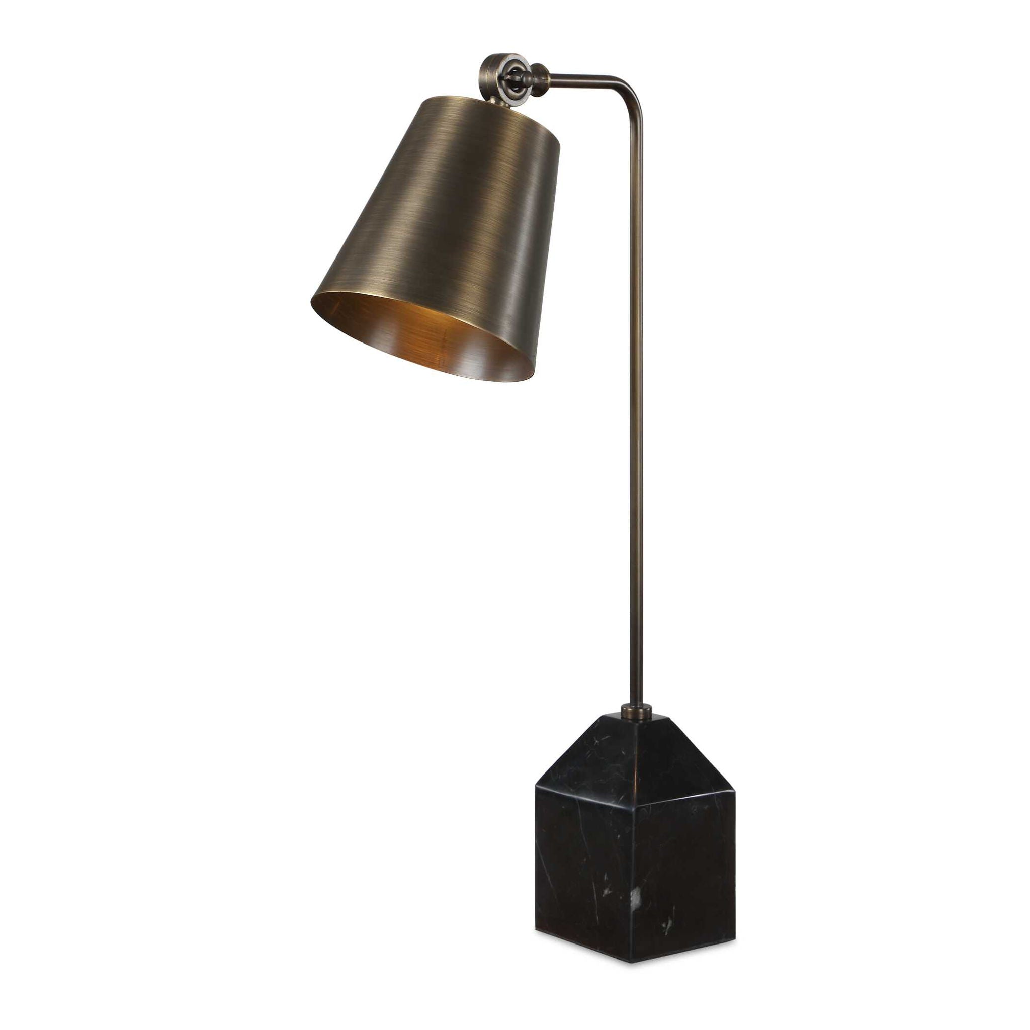 Hutchinson - Desk Lamp - Black / Bronze