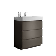Alice - Bathroom Vanity With Sink, Large Storage Freestanding